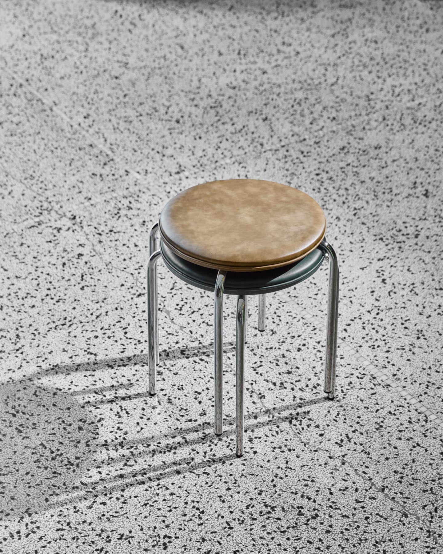 Entdecken Sie den stilvollen Hocker HDComma in Khaki von House Doctor – vielseitig, elegant und perfekt für jedes Zuhause.