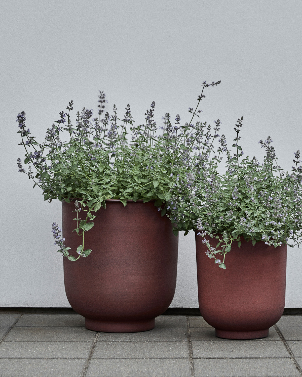 Blumenkasten, Vig in Verbranntes Henna präsentiert im Onlineshop von KAQTU Design AG. Pflanzentopf Outdoor ist von House Doctor