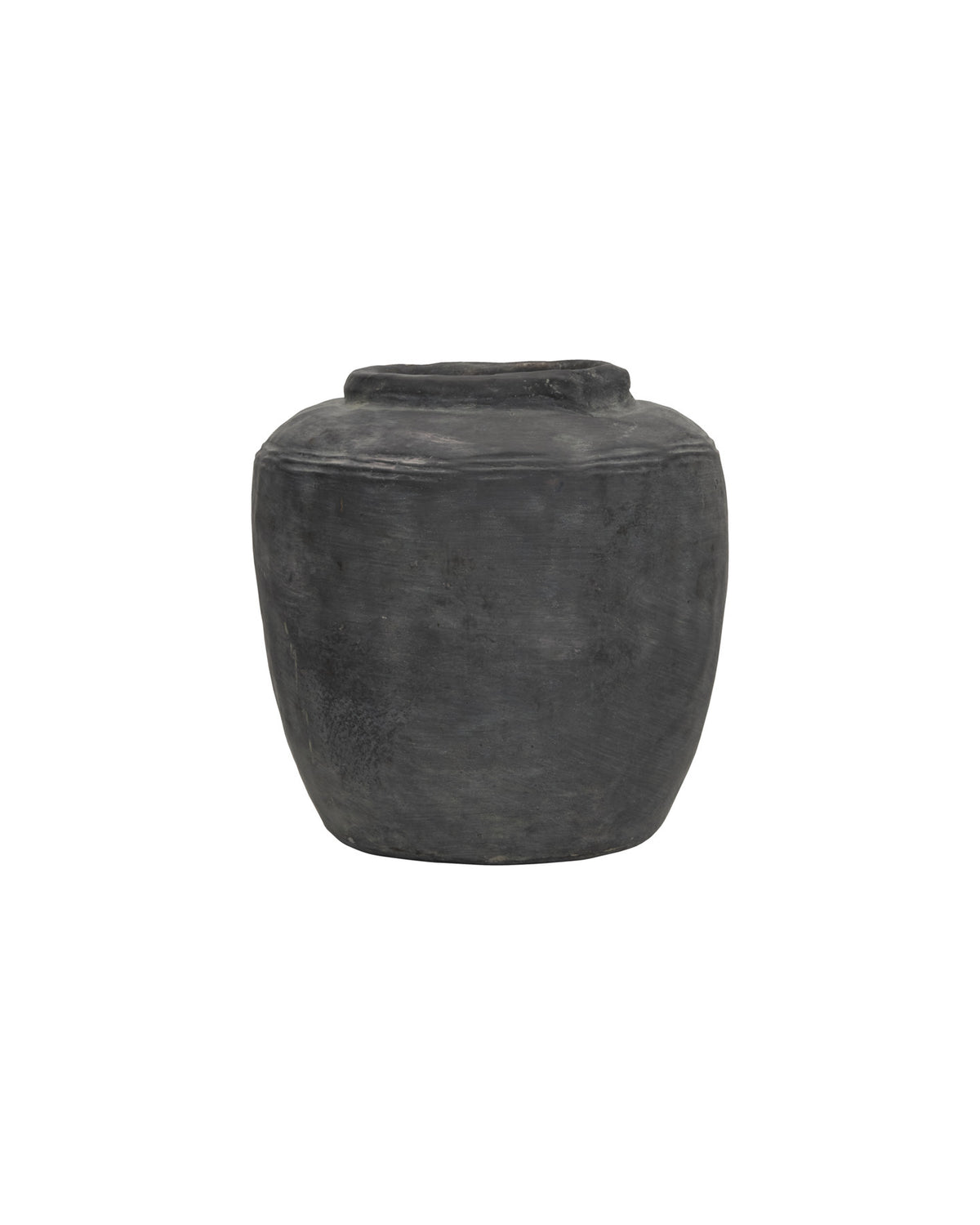 Vase Rustik aus Beton mit rustikaler Oberfläche in der Farbe Beton