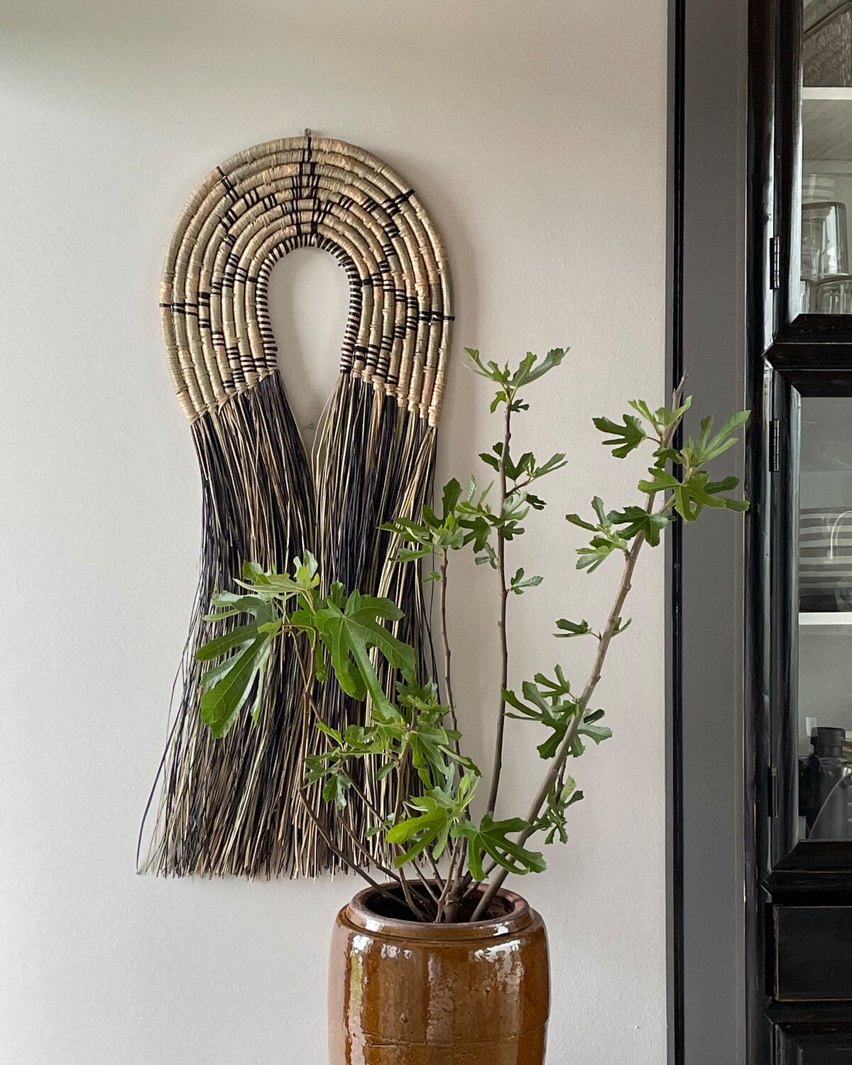 Wandobjekt, HDJunia, Natur/Schwarz in Natur/Schwarz präsentiert im Onlineshop von KAQTU Design AG. Wand-Dekoration ist von House Doctor
