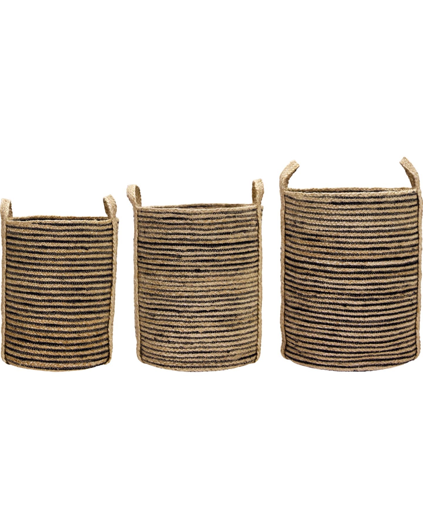 Aufbewahrungskorb, HDDungi, Schwarz;Natur in Schwarz, Natur präsentiert im Onlineshop von KAQTU Design AG. Aufbewahrungskorb ist von House Doctor