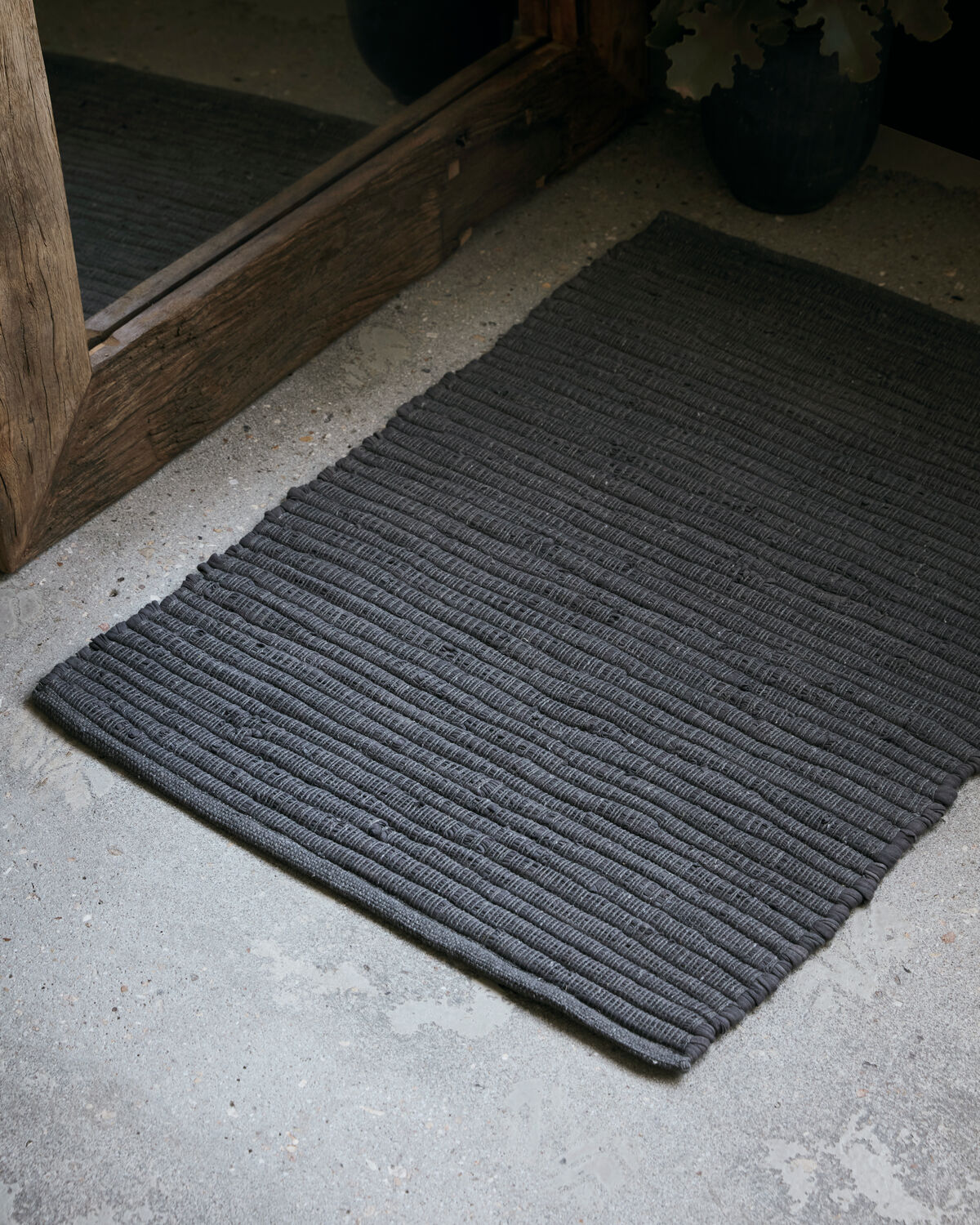 Teppich, Chindi in Grau präsentiert im Onlineshop von KAQTU Design AG. Teppich ist von House Doctor