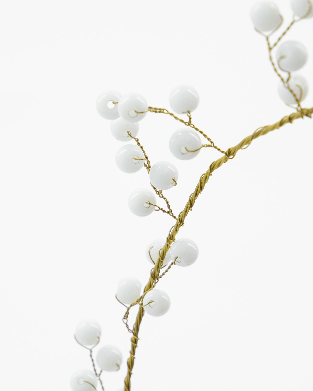 Ornament, HDBird, Weiß;Messing in Weiß, Messing präsentiert im Onlineshop von KAQTU Design AG. Weihnachtszubehör ist von House Doctor
