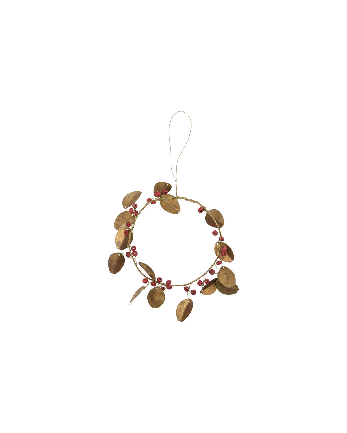 Kranz, HDAuric, Gold in Gold präsentiert im Onlineshop von KAQTU Design AG. Weihnachtskränze ist von House Doctor