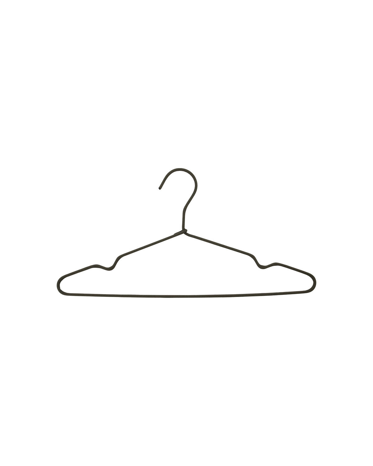 Kleiderbügel, Wire in Dunkelgrau präsentiert im Onlineshop von KAQTU Design AG. Kleiderbügel ist von House Doctor
