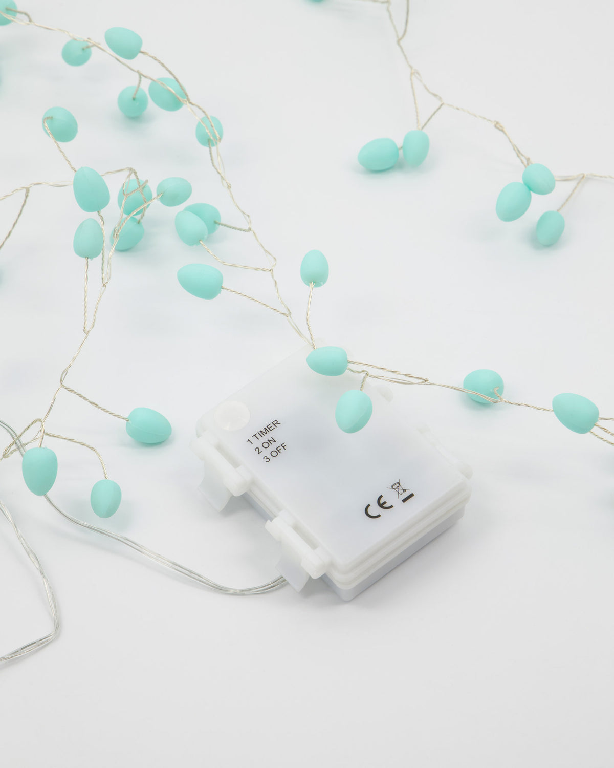 Lichterkette, HDCher, Türkis;Silber in Türkis, Silber präsentiert im Onlineshop von KAQTU Design AG. Weihnachtszubehör ist von House Doctor