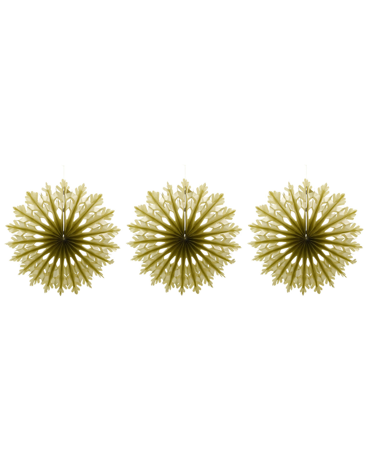 Papierfächer, HDFold, Gold in Gold präsentiert im Onlineshop von KAQTU Design AG. Weihnachtszubehör ist von House Doctor
