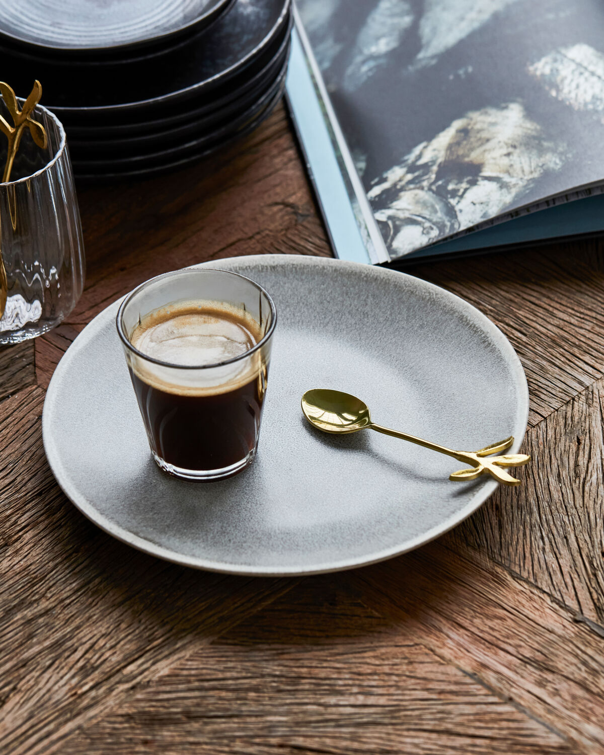 Küchenutensilien, HDServe, Spoon, Antikes Gold in Antikes Gold präsentiert im Onlineshop von KAQTU Design AG. Geschirr ist von House Doctor