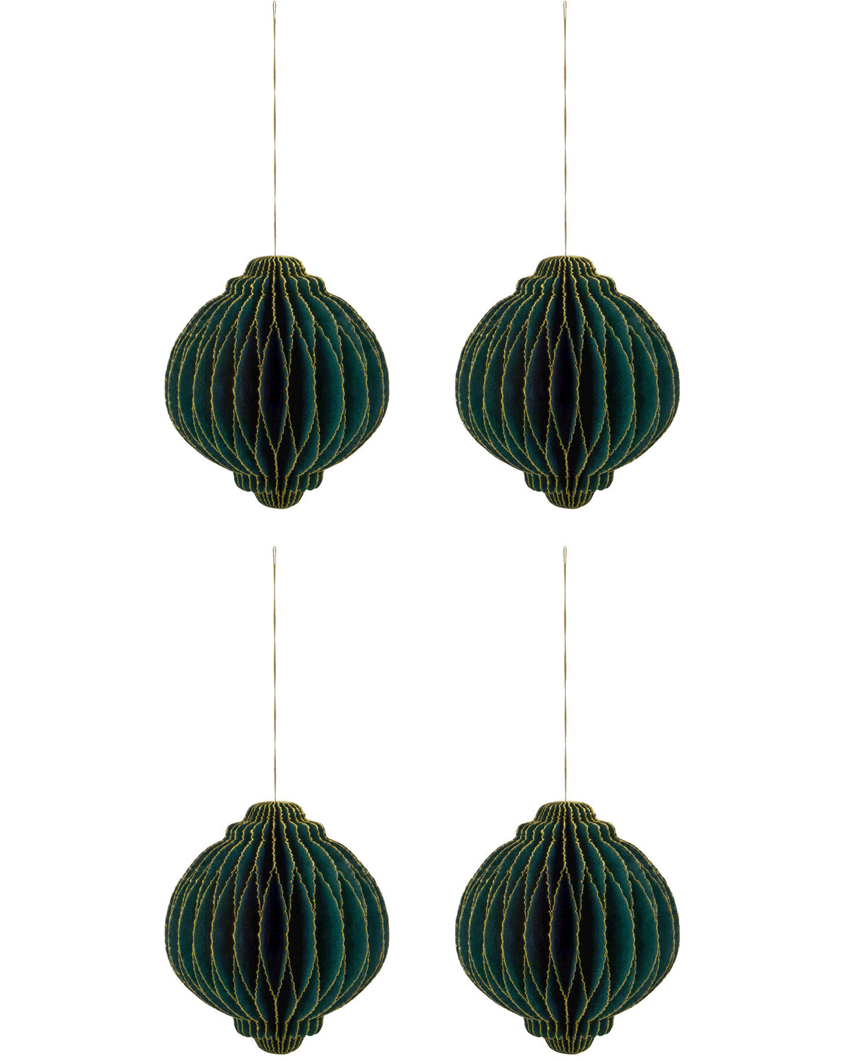 Ornamente, HDAlsta, Grün in Grün präsentiert im Onlineshop von KAQTU Design AG. Weihnachtszubehör ist von House Doctor