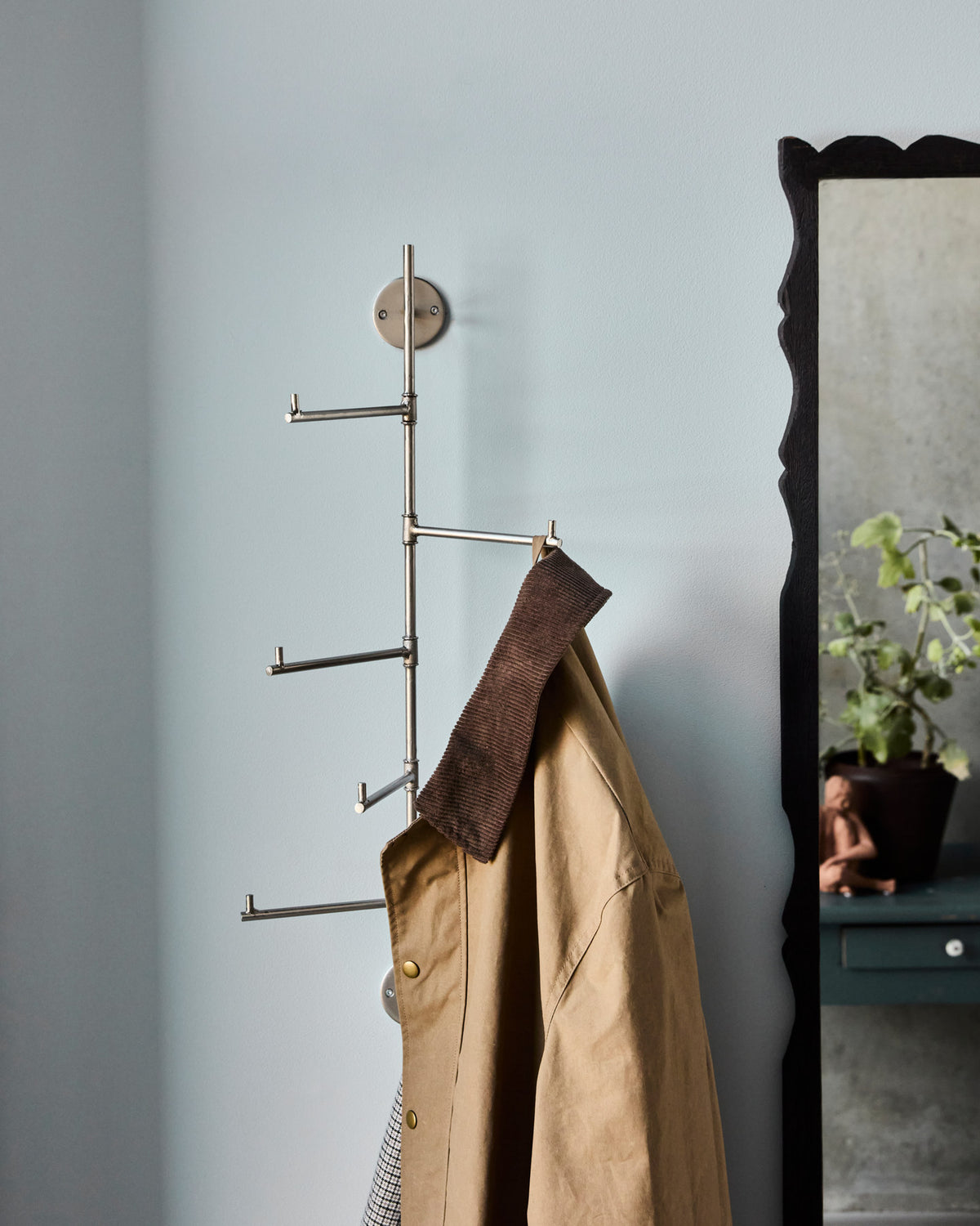 Hakenleiste, HDFlex, Silber-Finish in Silberfarben präsentiert im Onlineshop von KAQTU Design AG. Kleiderhaken ist von House Doctor
