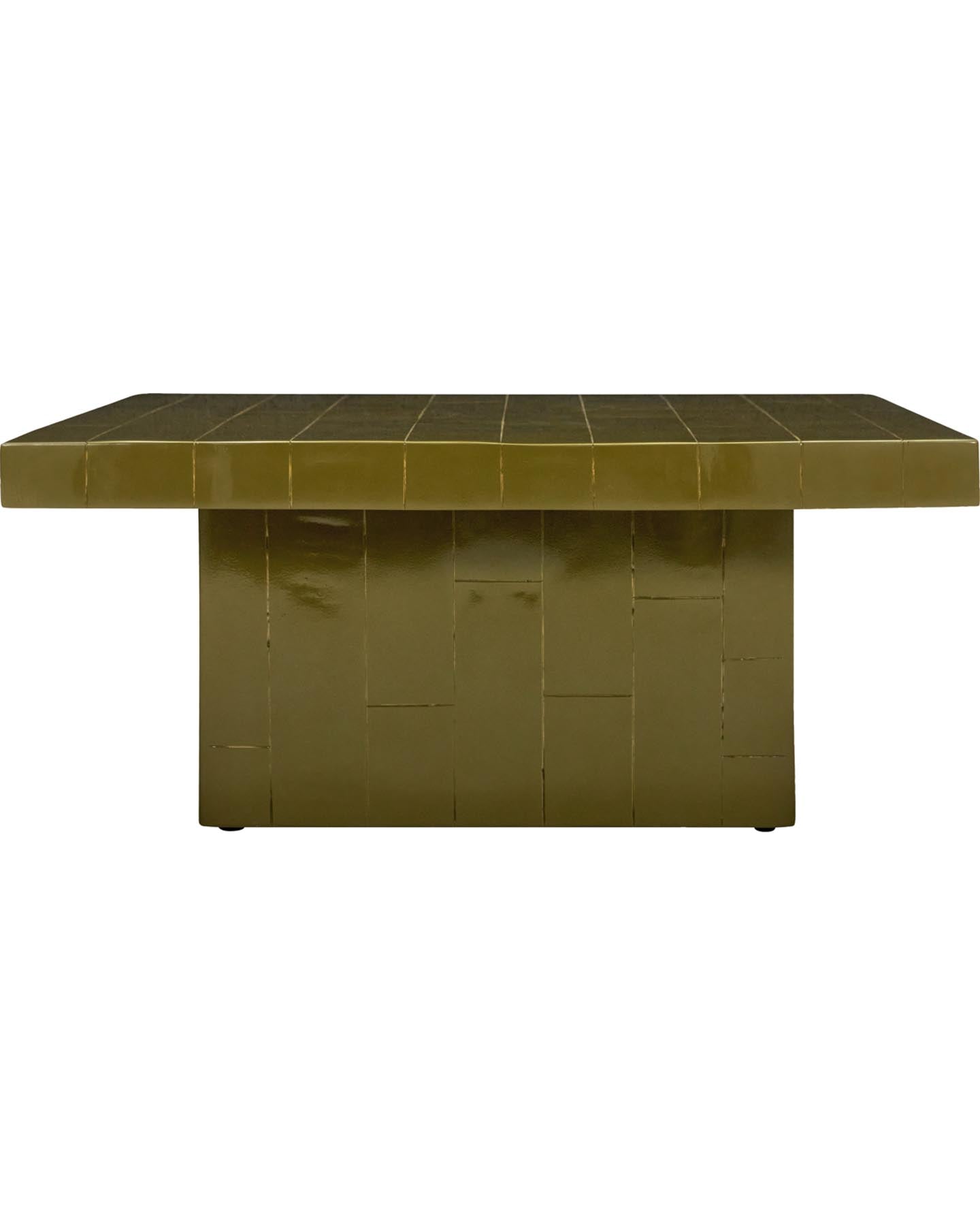 Couchtisch, HDBrick, Grün in Grün präsentiert im Onlineshop von KAQTU Design AG. Beistelltisch ist von House Doctor