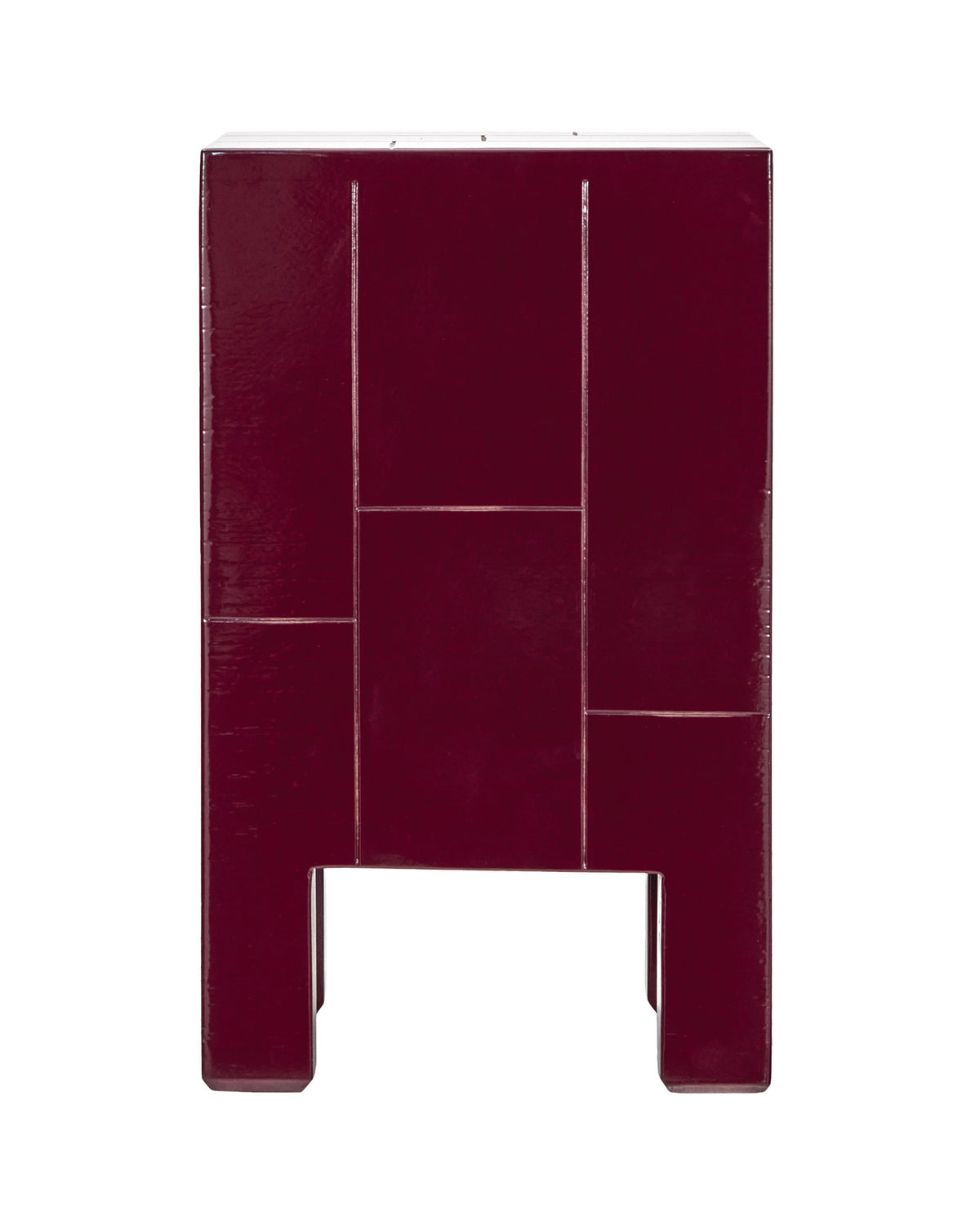 Beistelltisch, HDBrick, Rot in Rot präsentiert im Onlineshop von KAQTU Design AG. Beistelltisch ist von House Doctor