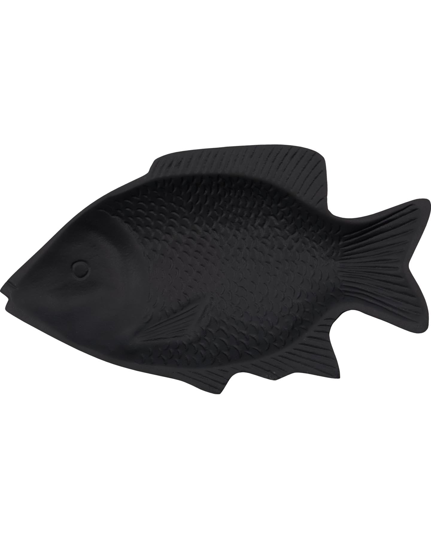 Wandobjekt, HDFish, Schwarz in Schwarz präsentiert im Onlineshop von KAQTU Design AG. Wand-Dekoration ist von House Doctor