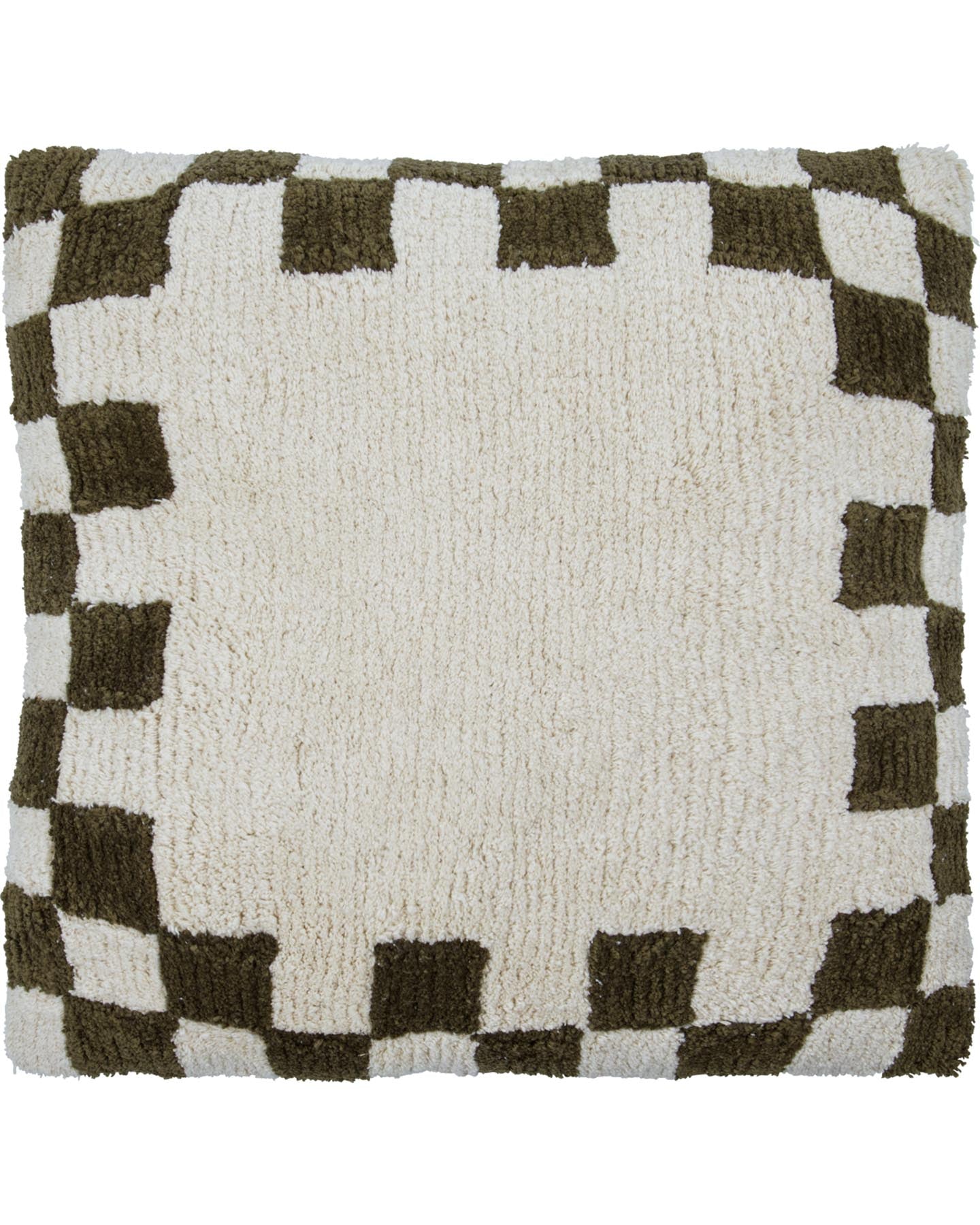 Kissenbezug, HDChess, Grün;Off-White in Grün, Off-White präsentiert im Onlineshop von KAQTU Design AG. Deko Kissenbezug ist von House Doctor