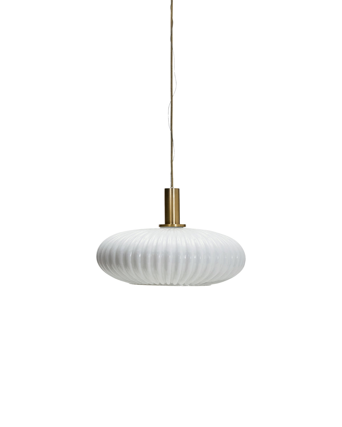 Lampe, HDFort, Antikes Messing-Finish,Off-White in Antikes Messing-Finish, Off-White präsentiert im Onlineshop von KAQTU Design AG. Pendelleuchte ist von House Doctor