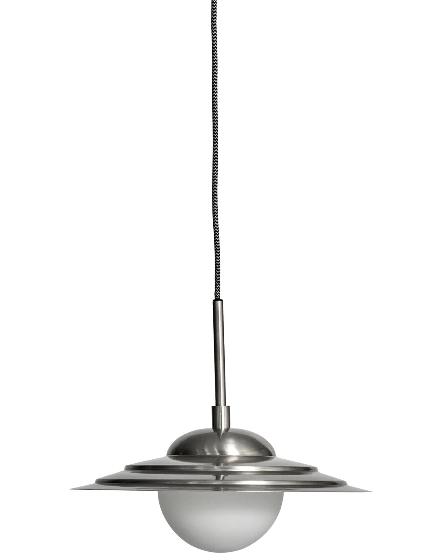 Lampe, HDCoin, Gebürstetes Silber-Finish;Mattweiss in Gebürstetes Silber-Finish, Mattweiss präsentiert im Onlineshop von KAQTU Design AG. Pendelleuchte ist von House Doctor