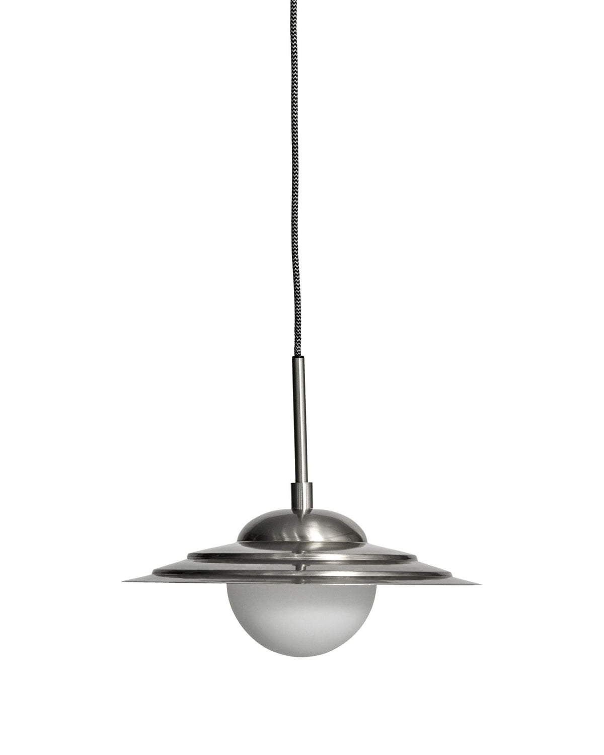 Lampe, HDCoin, Gebürstetes Silber-Finish,Mattweiss in Gebürstetes Silber-Finish, Mattweiß präsentiert im Onlineshop von KAQTU Design AG. Pendelleuchte ist von House Doctor