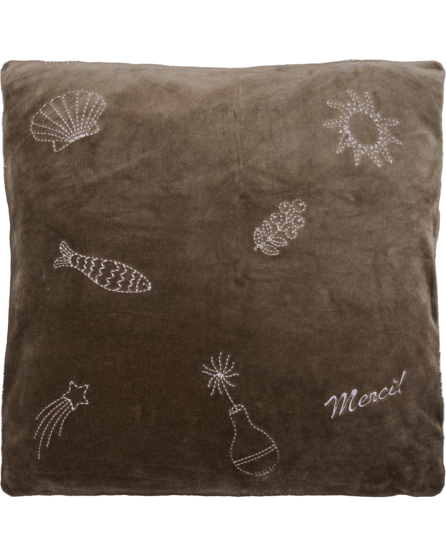 Kissenbezug, HDPlay, Braun in Braun präsentiert im Onlineshop von KAQTU Design AG. Deko Kissenbezug ist von House Doctor