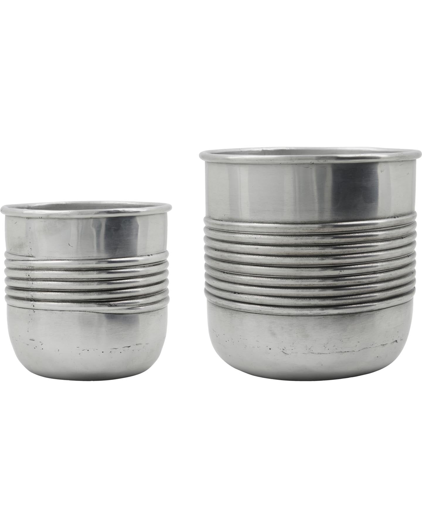 Pflanzer, HDGroove, Antiksilber-Finish in Antiksilber-Finish präsentiert im Onlineshop von KAQTU Design AG. Blumentopf ist von House Doctor