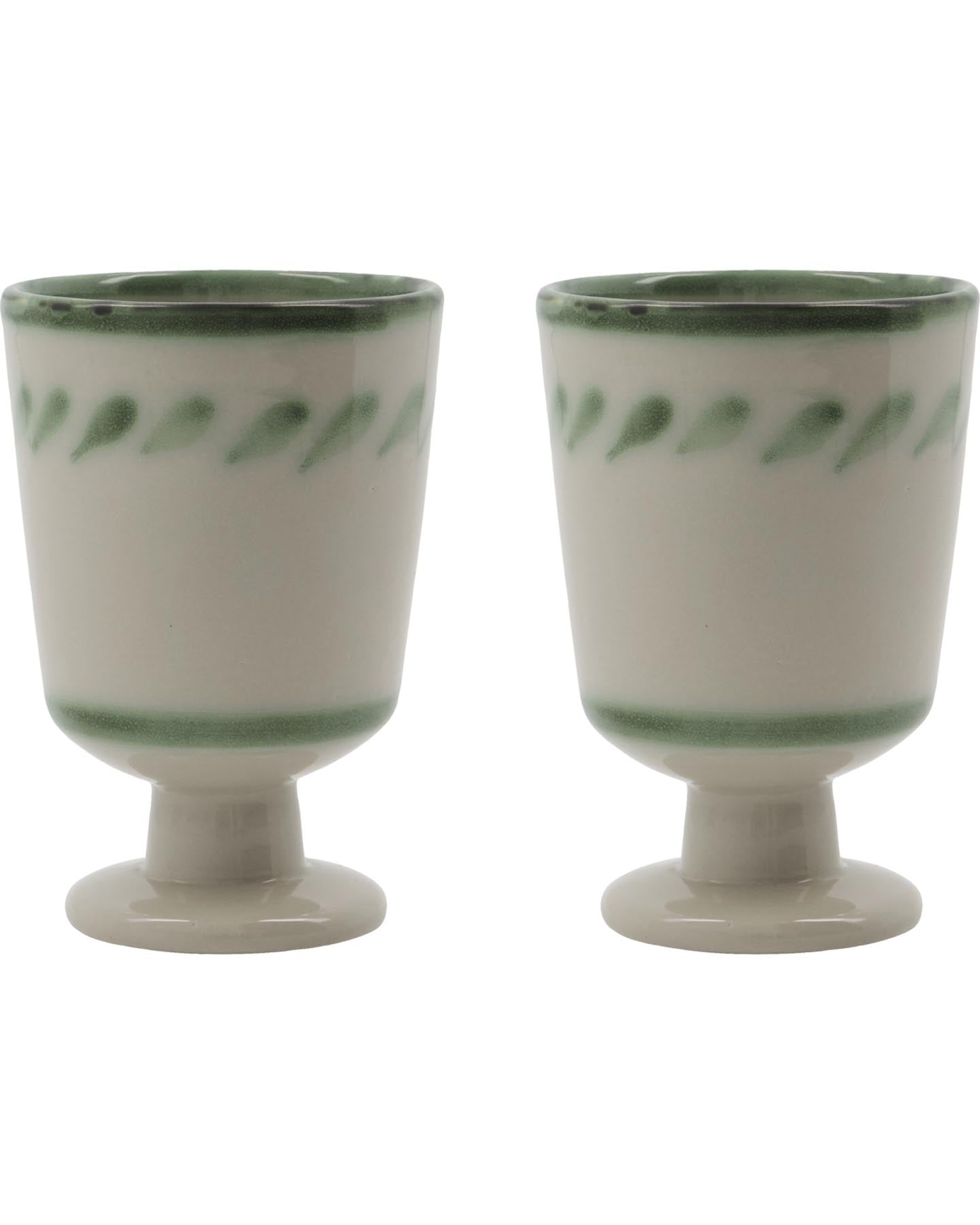 Tasse, HDDiva, Off-White;Grün in Off-White, Grün präsentiert im Onlineshop von KAQTU Design AG. Kanne ist von House Doctor