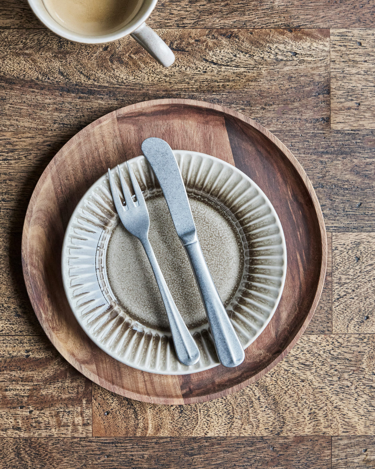 Kuchengabel, HDMora, Silber-Finish in Silberfarben präsentiert im Onlineshop von KAQTU Design AG. Kuchengabel ist von House Doctor
