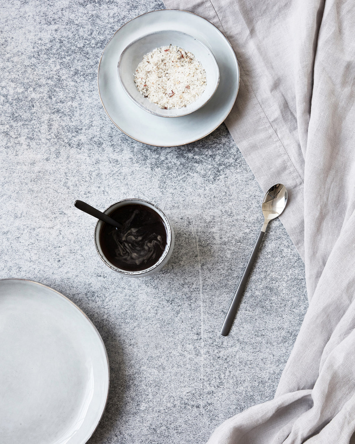 Langer Löffel, HDOx, Schwarz,Silber in Schwarz, Silber präsentiert im Onlineshop von KAQTU Design AG. Löffel ist von House Doctor