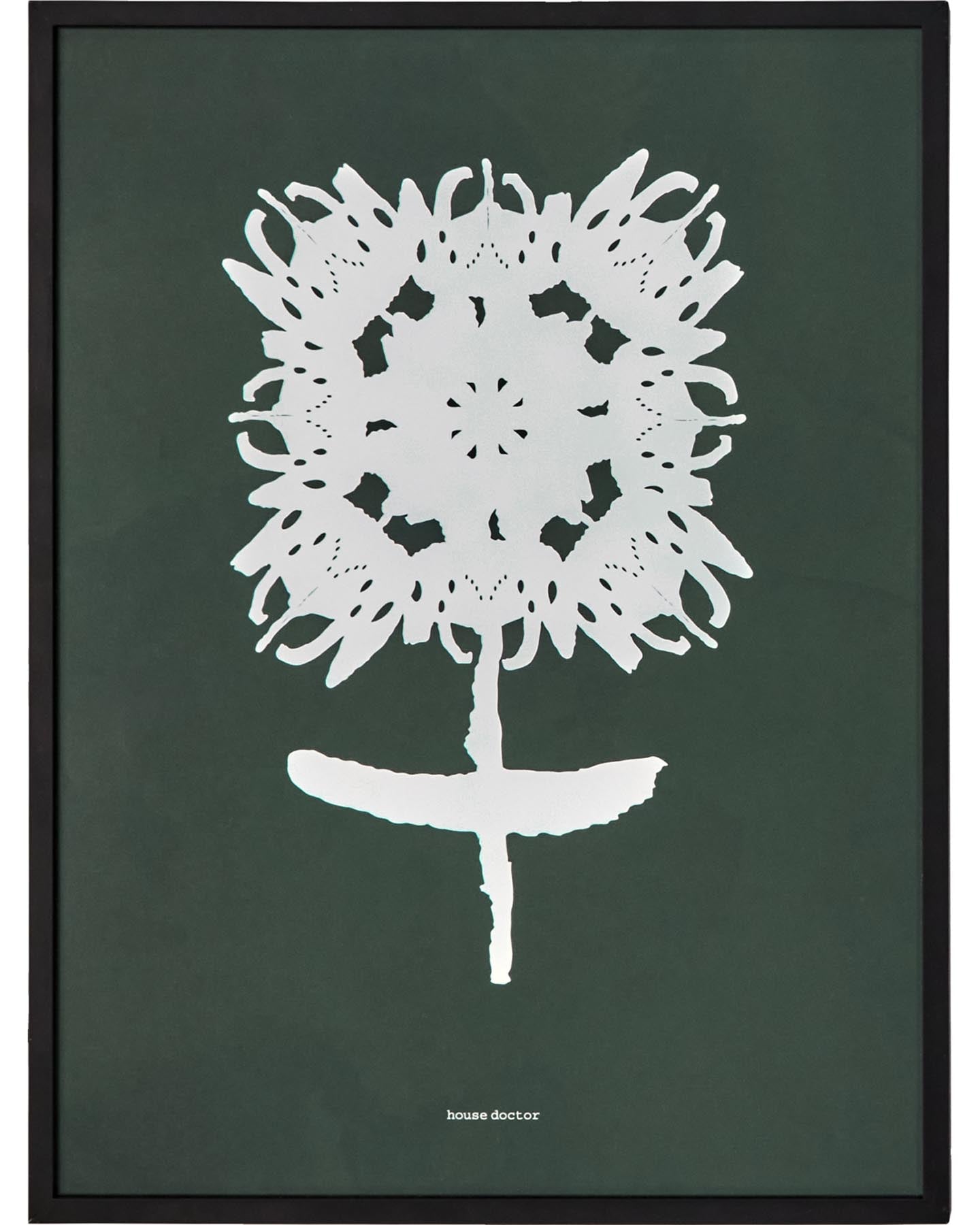 Wandobjekt, HDTale, Dunkelgrün;Weiss in Dunkelgrün, Weiss präsentiert im Onlineshop von KAQTU Design AG. Wand-Dekoration ist von House Doctor