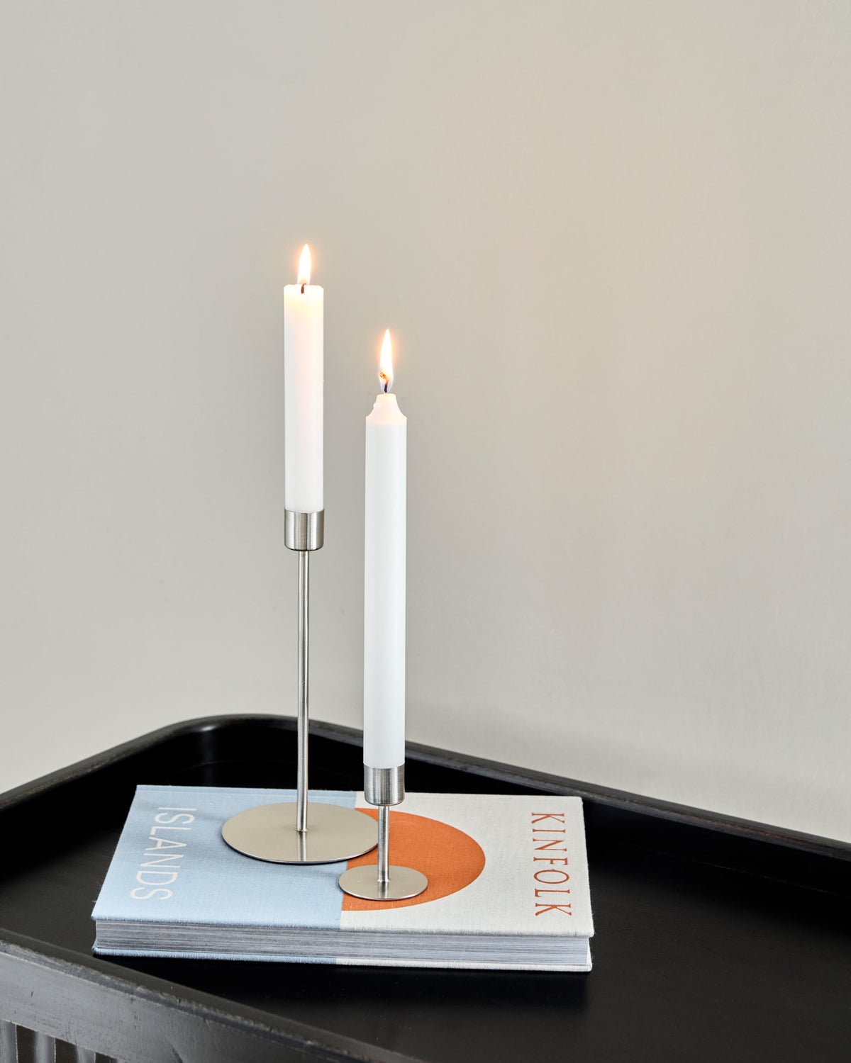 Kerzenständer, HDAnit, Silber-Finish in Silver finish präsentiert im Onlineshop von KAQTU Design AG. Kerzenständer ist von House Doctor