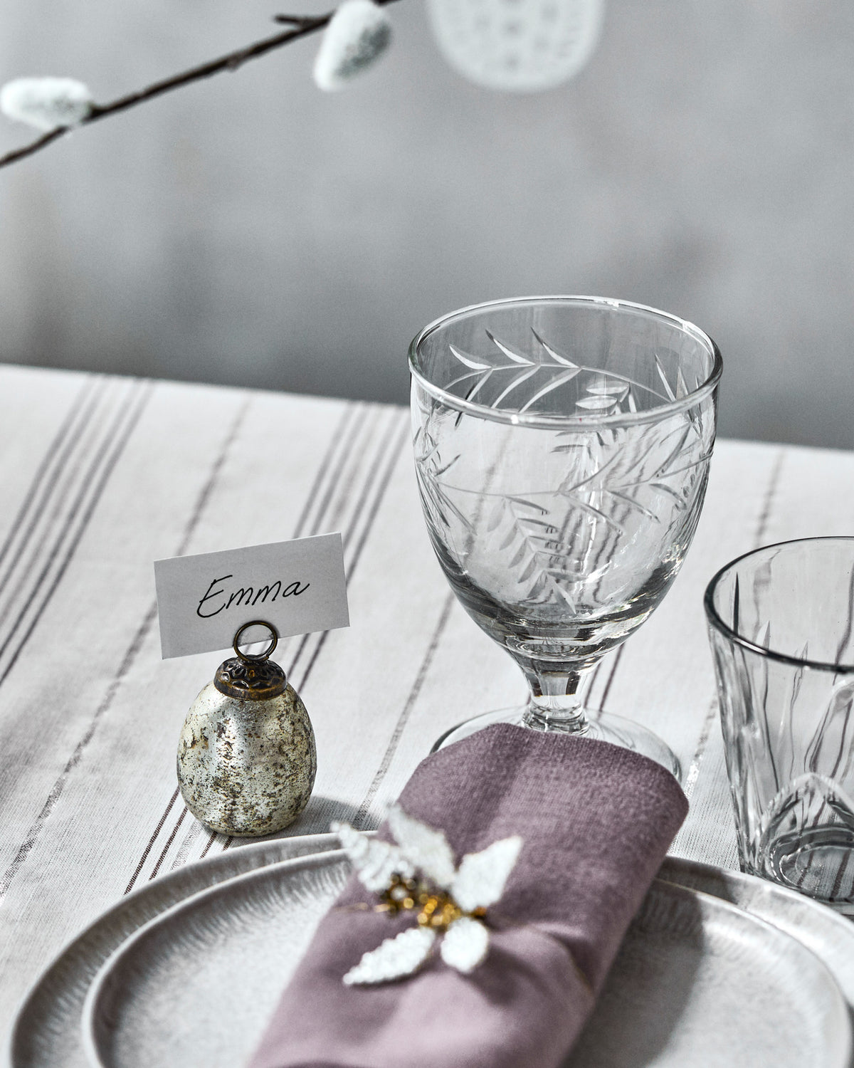 Kartenhalter, HDPack, Silber-Finish in Silver finish präsentiert im Onlineshop von KAQTU Design AG. Deko ist von House Doctor