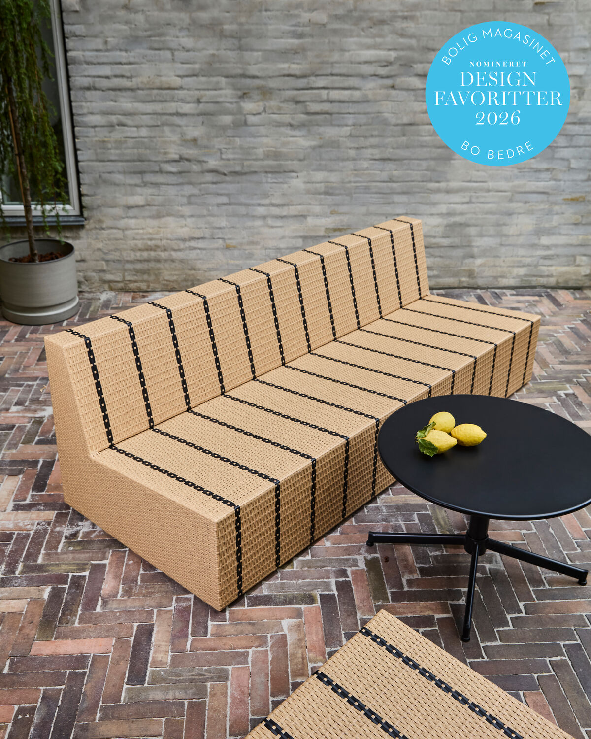 Loungesofa, HDJass, Natur, Schwarz in Nature präsentiert im Onlineshop von KAQTU Design AG. Lounge Sofa ist von House Doctor