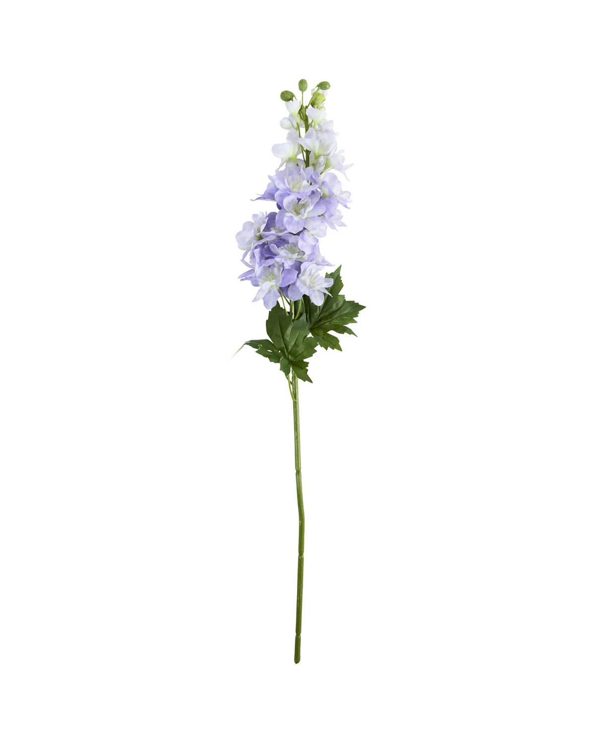 Lila Kunstblume HDDelphinium aus Polyethylen und Polyester, langer Stiel mit Blütenblättern
