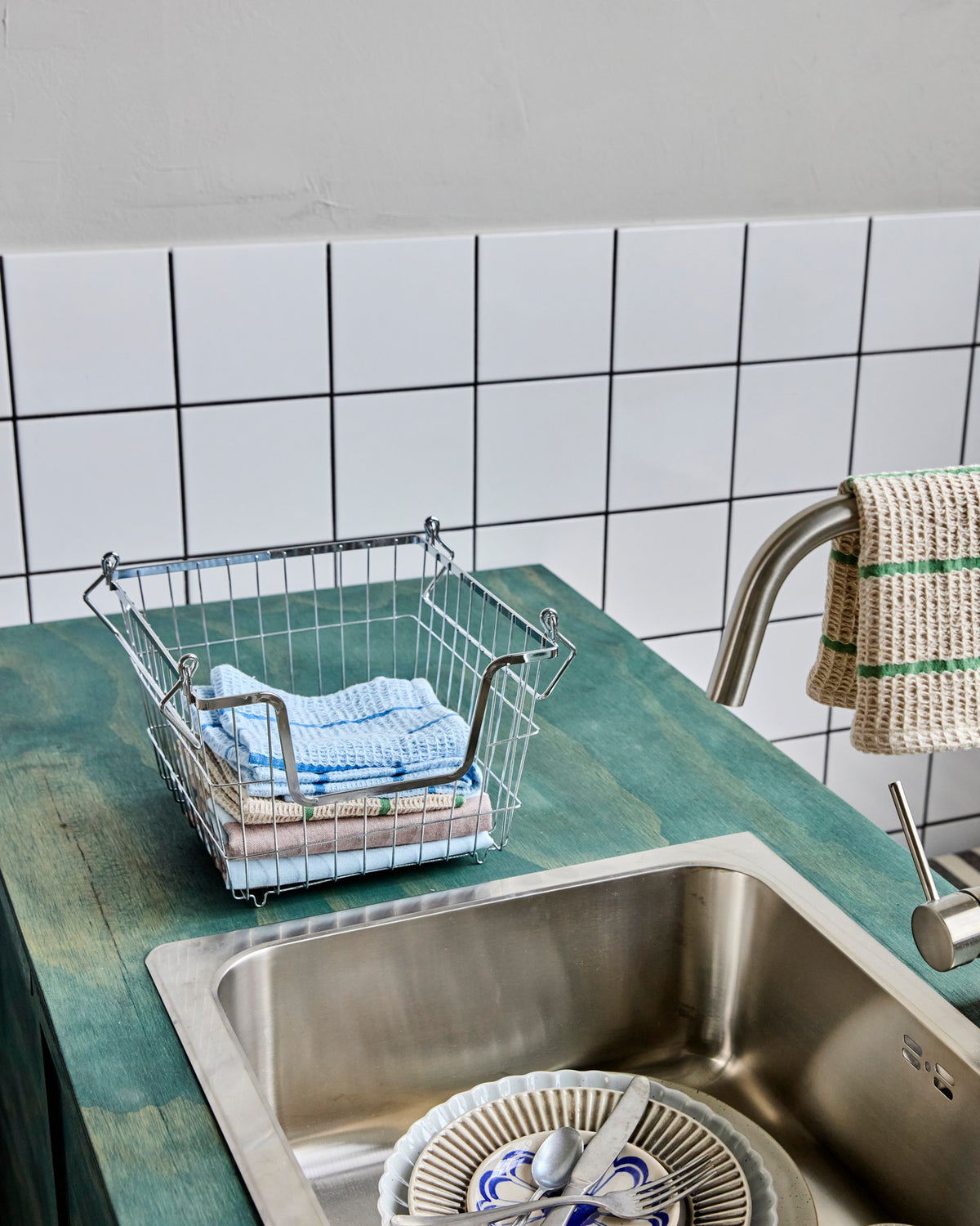 Aufbewahrung, HDTaw in Chrome finish präsentiert im Onlineshop von KAQTU Design AG. Aufbewahrungsbehälter ist von House Doctor