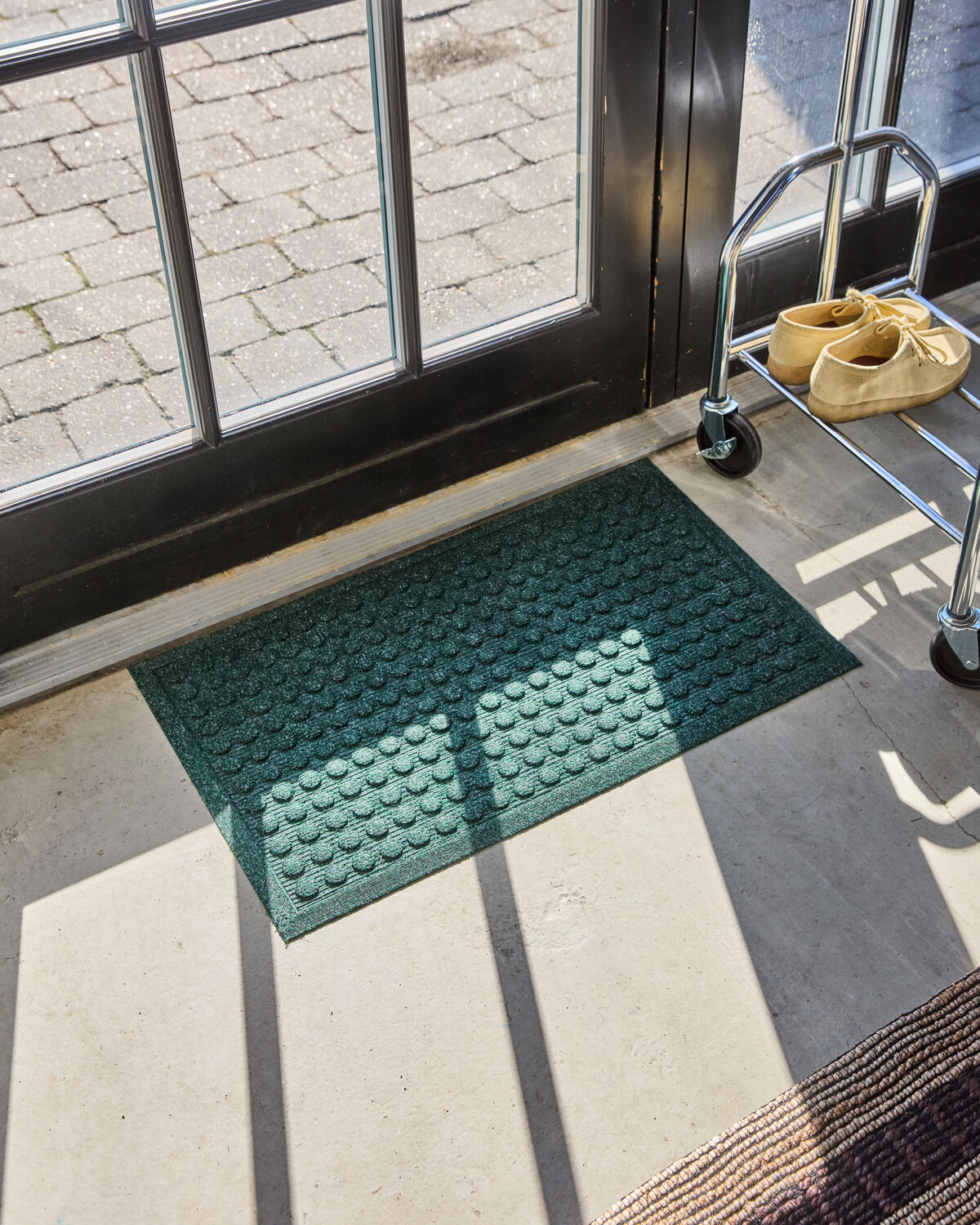 Fußmatte, HDEntry, Rectangle, Grün in Green präsentiert im Onlineshop von KAQTU Design AG. Fussmatte ist von House Doctor