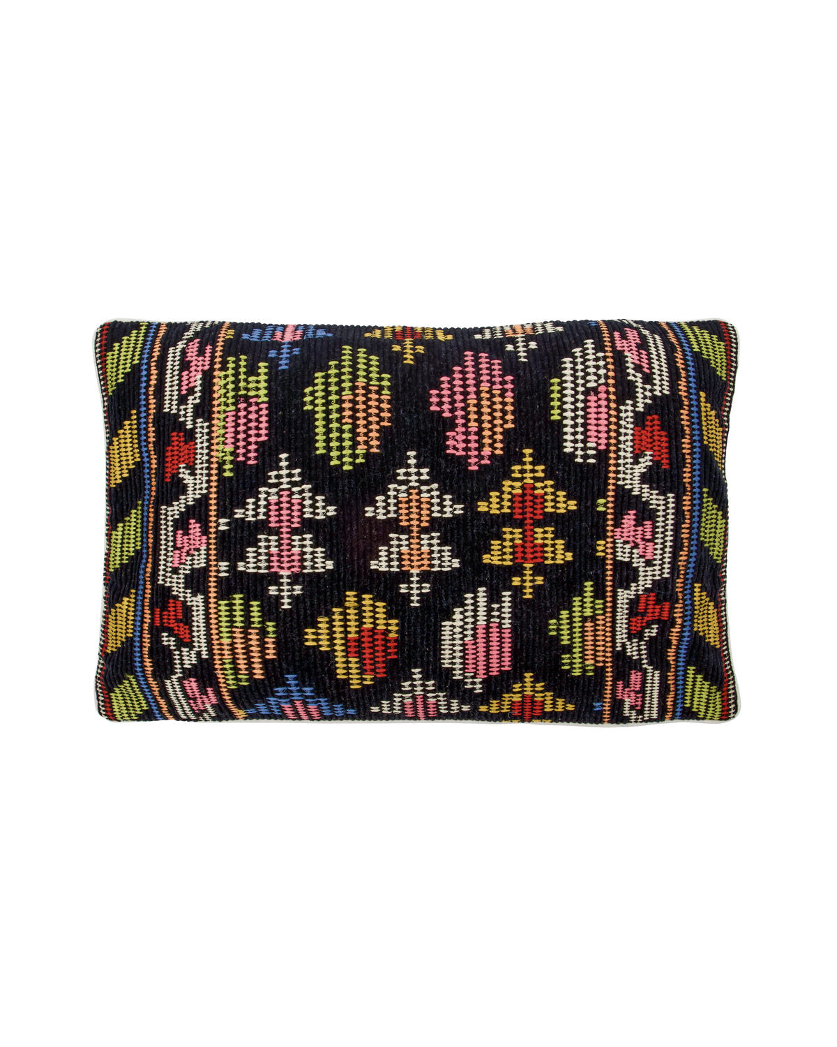Kissenbezug, HDEtni, Schwarz, Bunt in Black präsentiert im Onlineshop von KAQTU Design AG. Kissenbezug ist von House Doctor