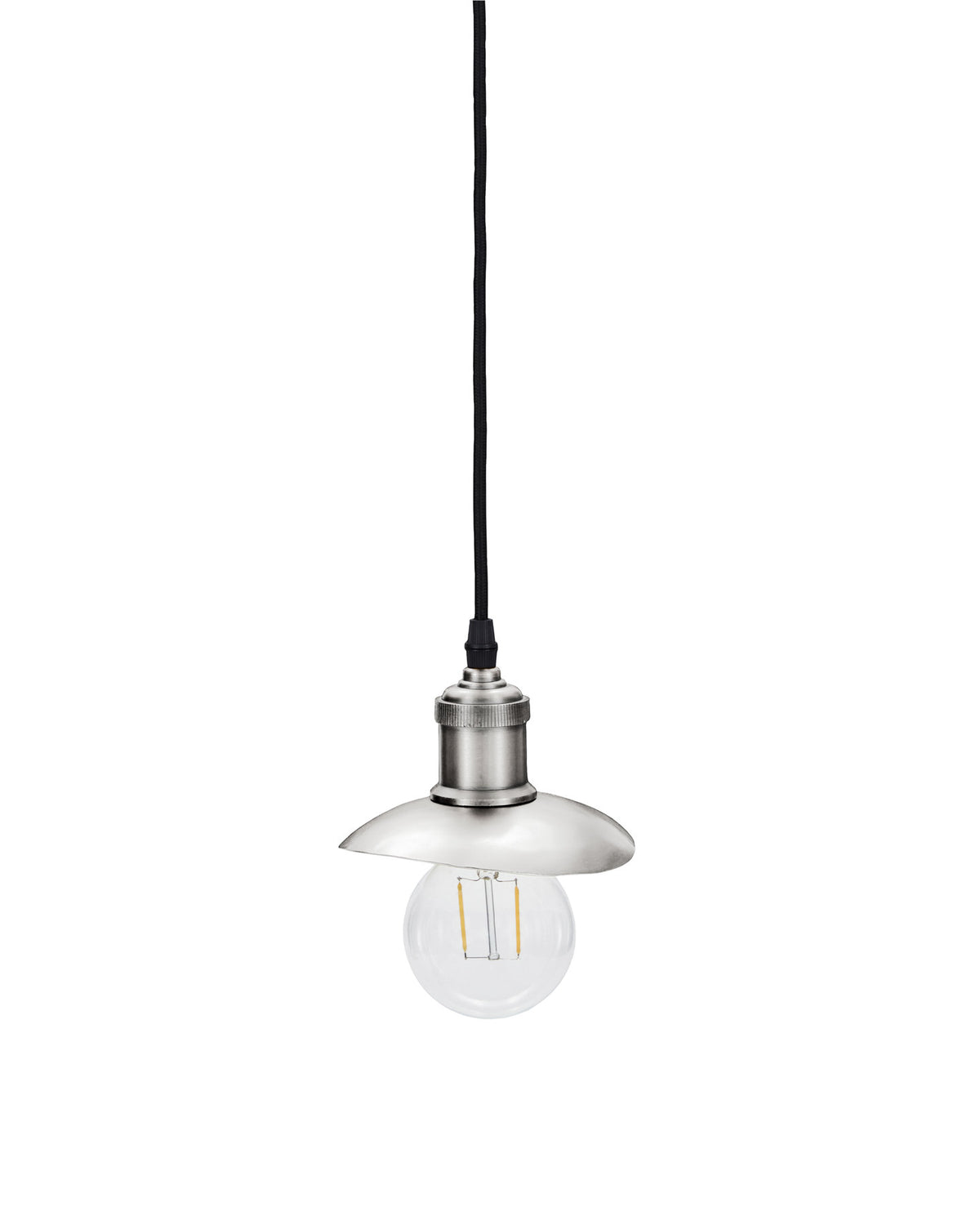 Lampenschirm, HDHatt, Gebürstetes Silber in Brushed silver präsentiert im Onlineshop von KAQTU Design AG. Lampenschirm ist von House Doctor