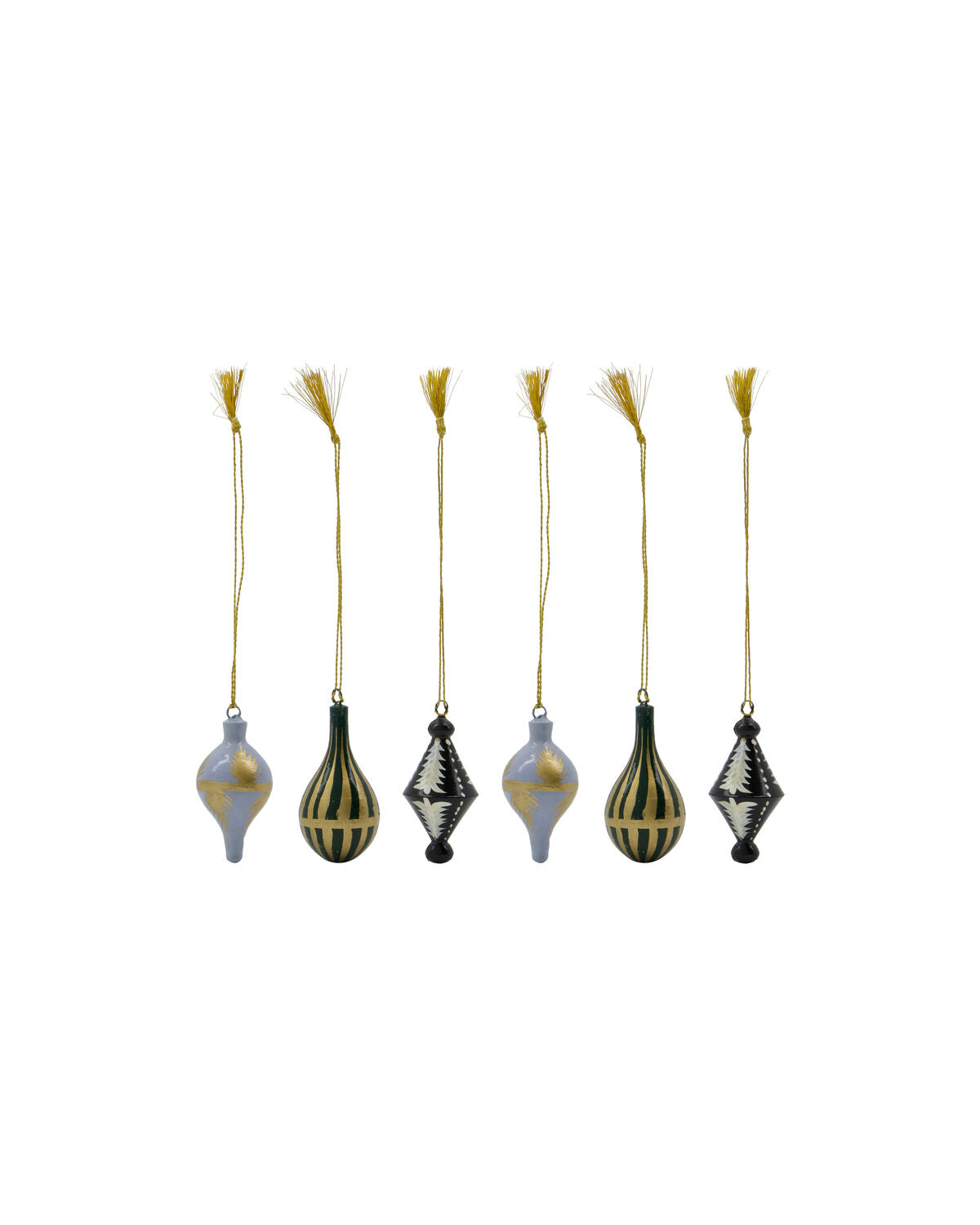 Weihnachtsschmuck, HDStero, Schwarz, Weiß, Gold, Blau, Grün in Black präsentiert im Onlineshop von KAQTU Design AG. Weihnachtszubehör ist von House Doctor