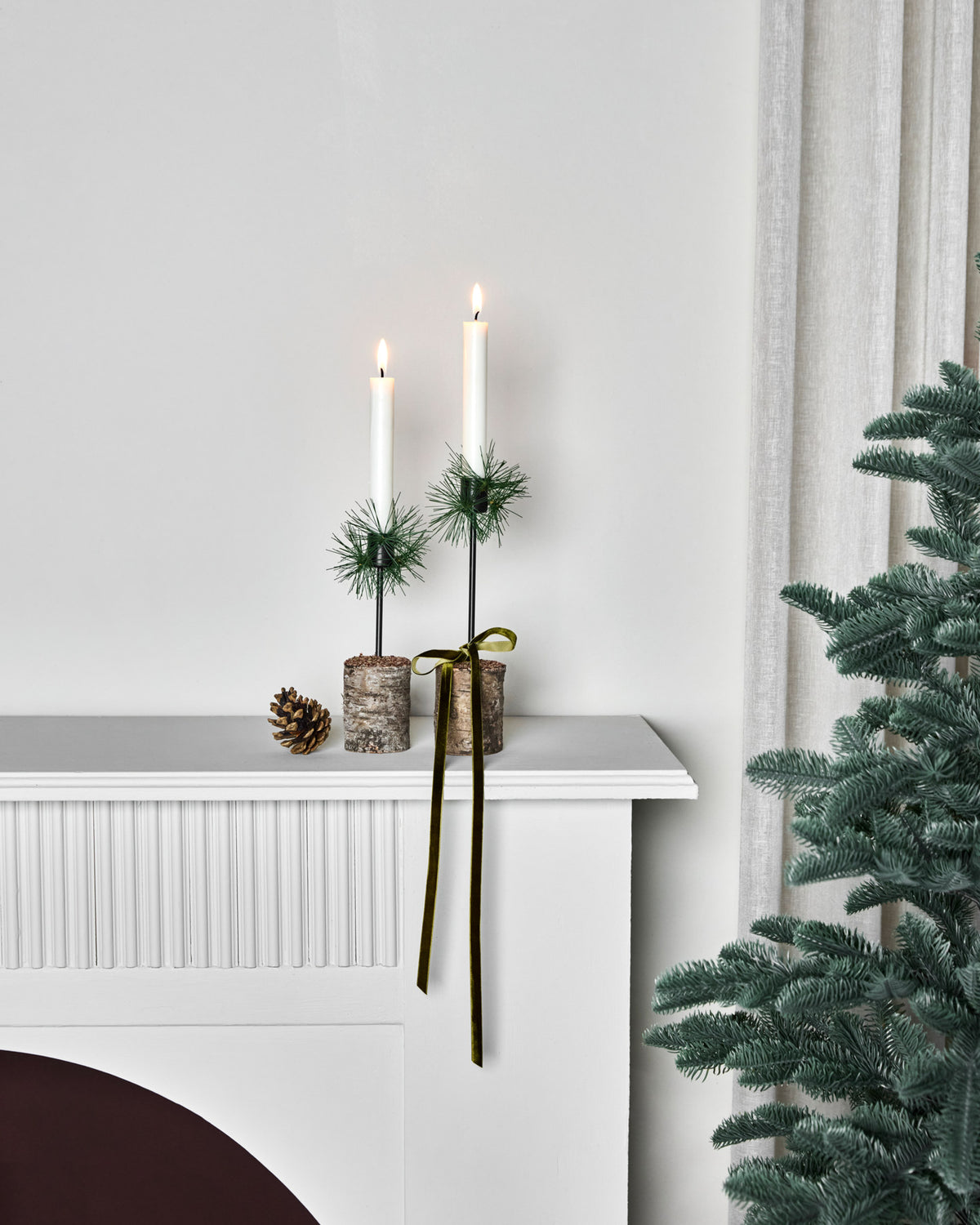 Kerzenständer, HDKings, Schwarz, Braun in Black präsentiert im Onlineshop von KAQTU Design AG. Kerzenständer ist von House Doctor