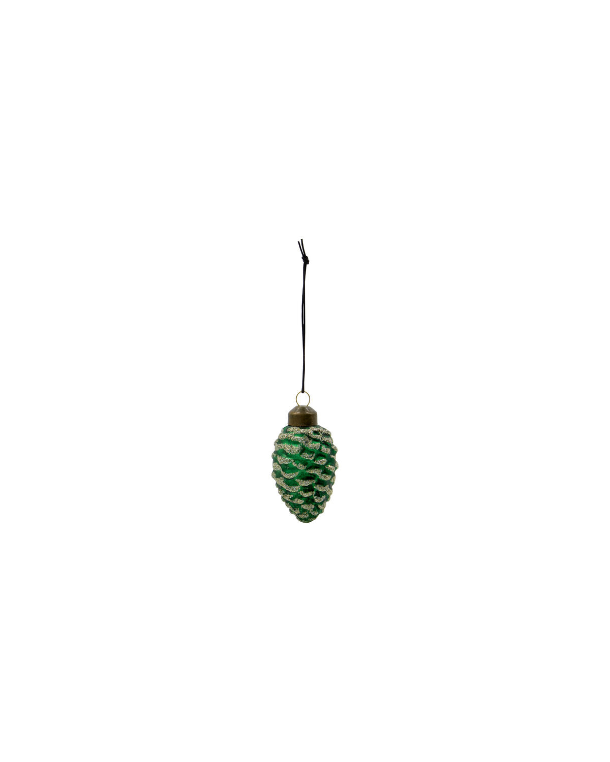 Eleganter HDCone Weihnachtsbaum-Schmuck in sattem Grün von House Doctor, ideal für eine festliche und stilvolle Weihnachtsdekoration.