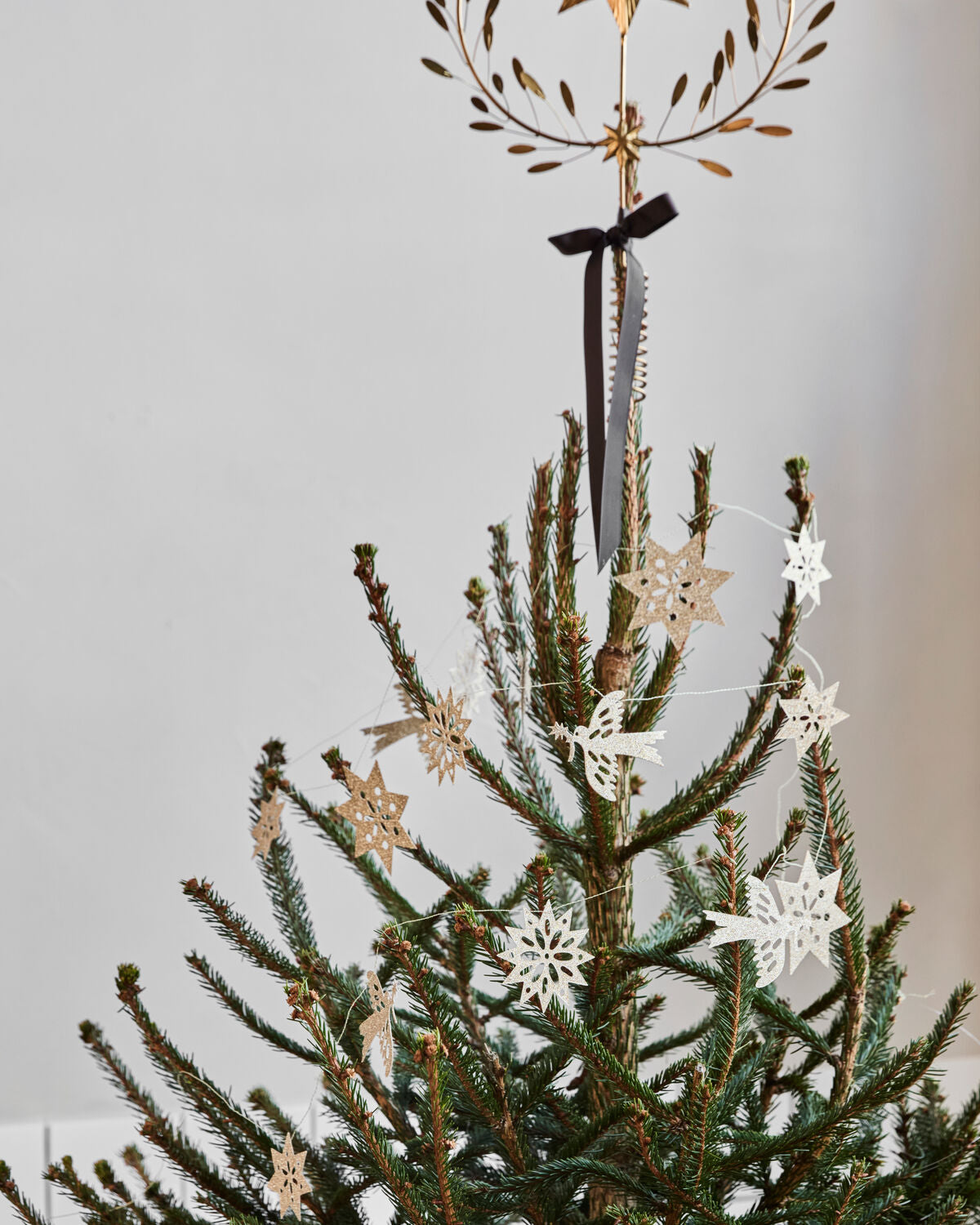 Girlande, HDFigure, Champagner in Champagne präsentiert im Onlineshop von KAQTU Design AG. Weihnachtszubehör ist von House Doctor