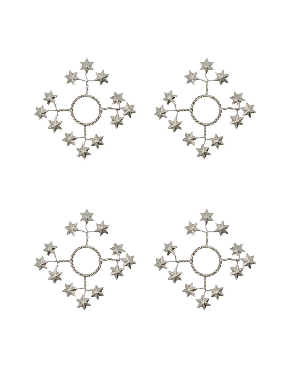 Kerzenring, HDStar, Silber in Silver präsentiert im Onlineshop von KAQTU Design AG. Weihnachtszubehör ist von House Doctor