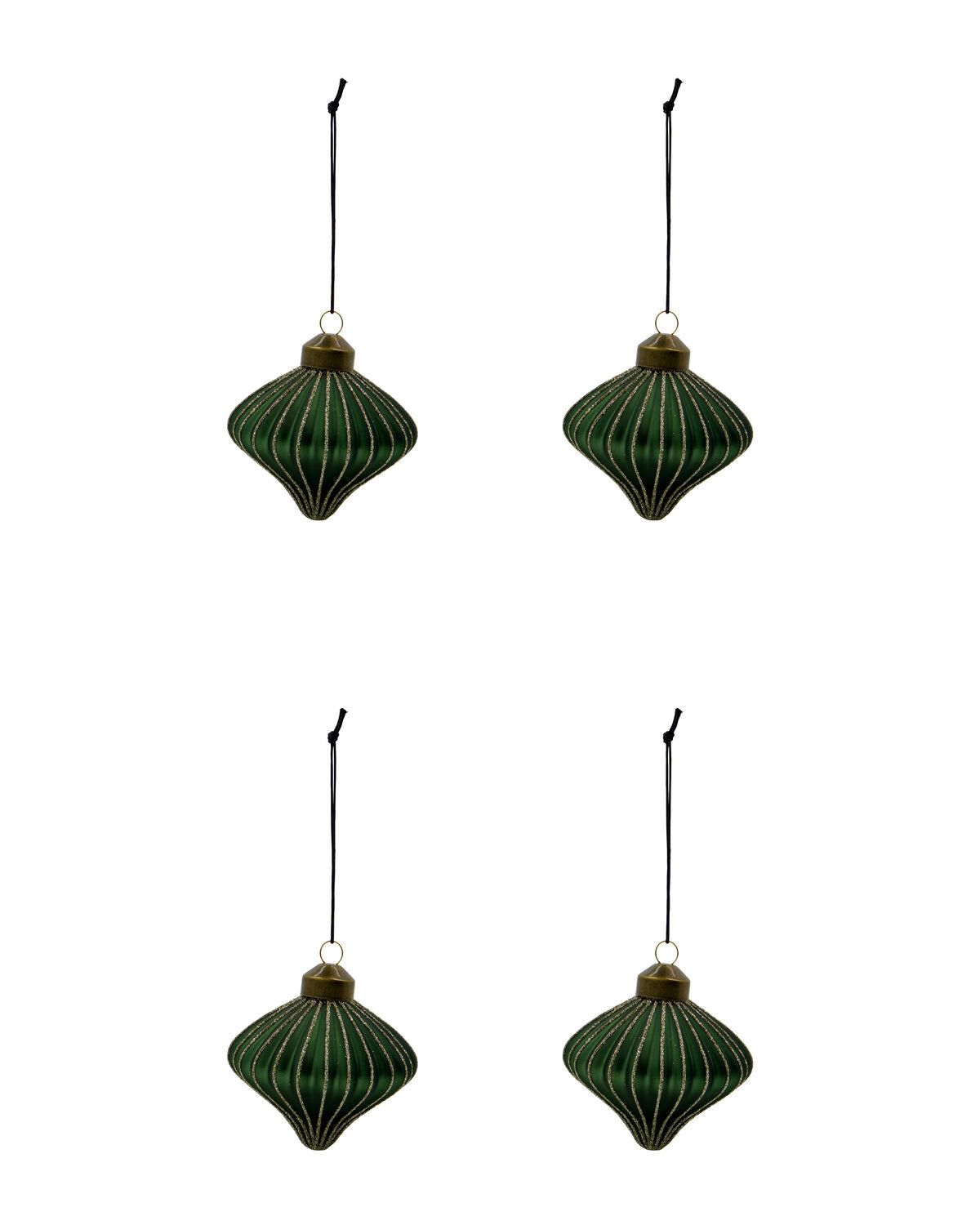 Weihnachtsschmuck, HDSpin, Grün in Green präsentiert im Onlineshop von KAQTU Design AG. Weihnachtszubehör ist von House Doctor