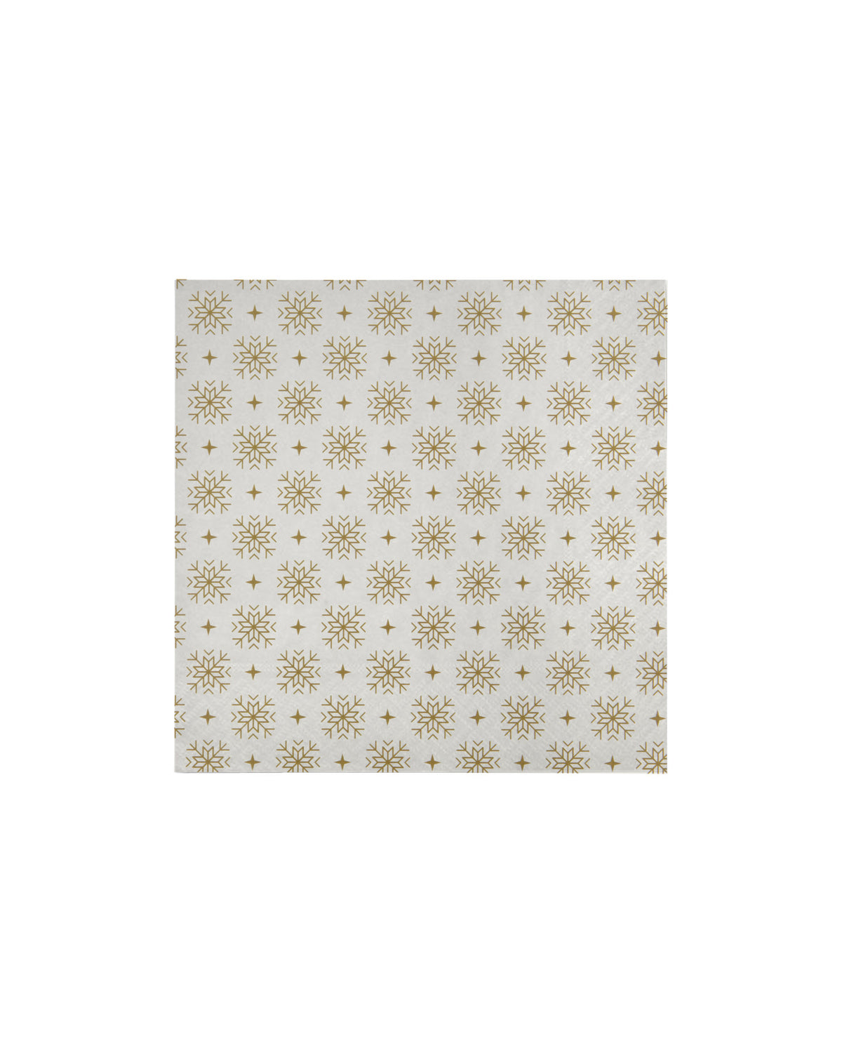 Servietten, HDSnowflakes, Weiß, Gold in White präsentiert im Onlineshop von KAQTU Design AG. Weihnachtszubehör ist von House Doctor