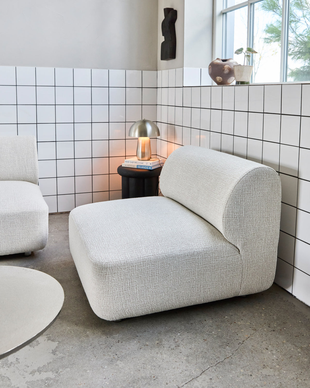 Sofa, HDFeel, 1 seater, Off-White in Off-white präsentiert im Onlineshop von KAQTU Design AG. 2er Sofa ist von House Doctor