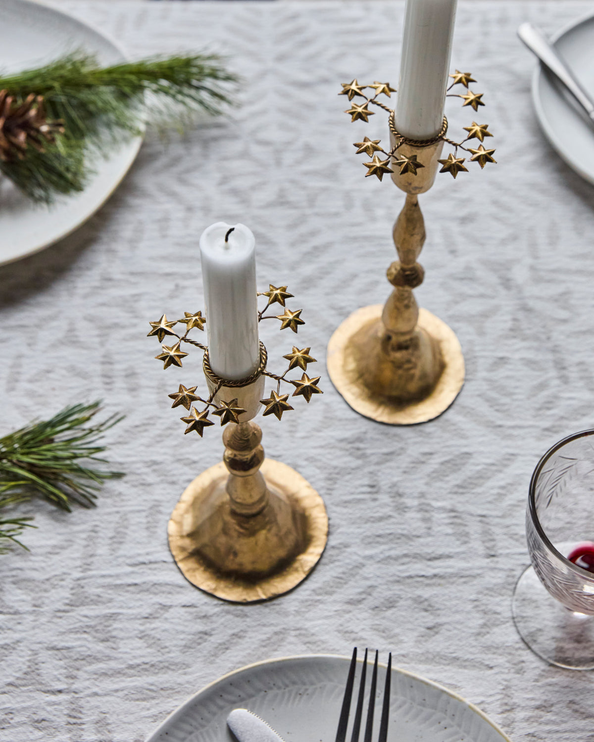 Kerzenring, HDStar, Gold in Golden präsentiert im Onlineshop von KAQTU Design AG. Weihnachtszubehör ist von House Doctor