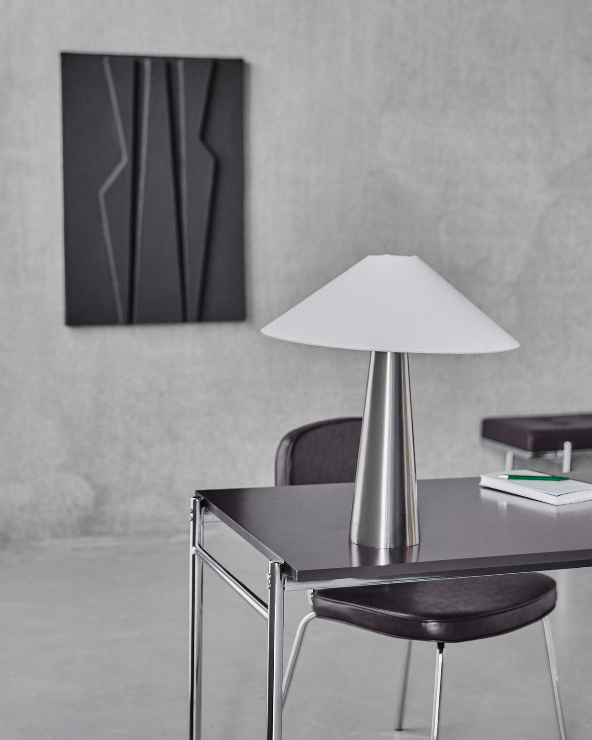 Tischleuchte, HDSoffi, Gebürstetes Silber, Off-White in Brushed silver präsentiert im Onlineshop von KAQTU Design AG. Tischleuchte ist von House Doctor