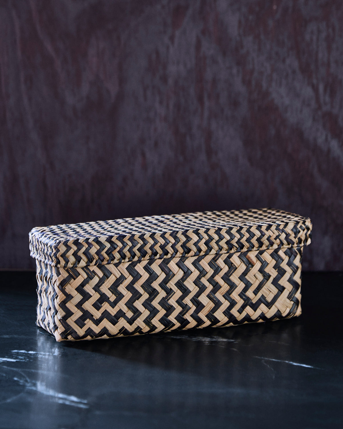 Aufbewahrungsschachteln, HDOllie, Schwarz, Natur in Black präsentiert im Onlineshop von KAQTU Design AG. Aufbewahrungsboxen ist von House Doctor