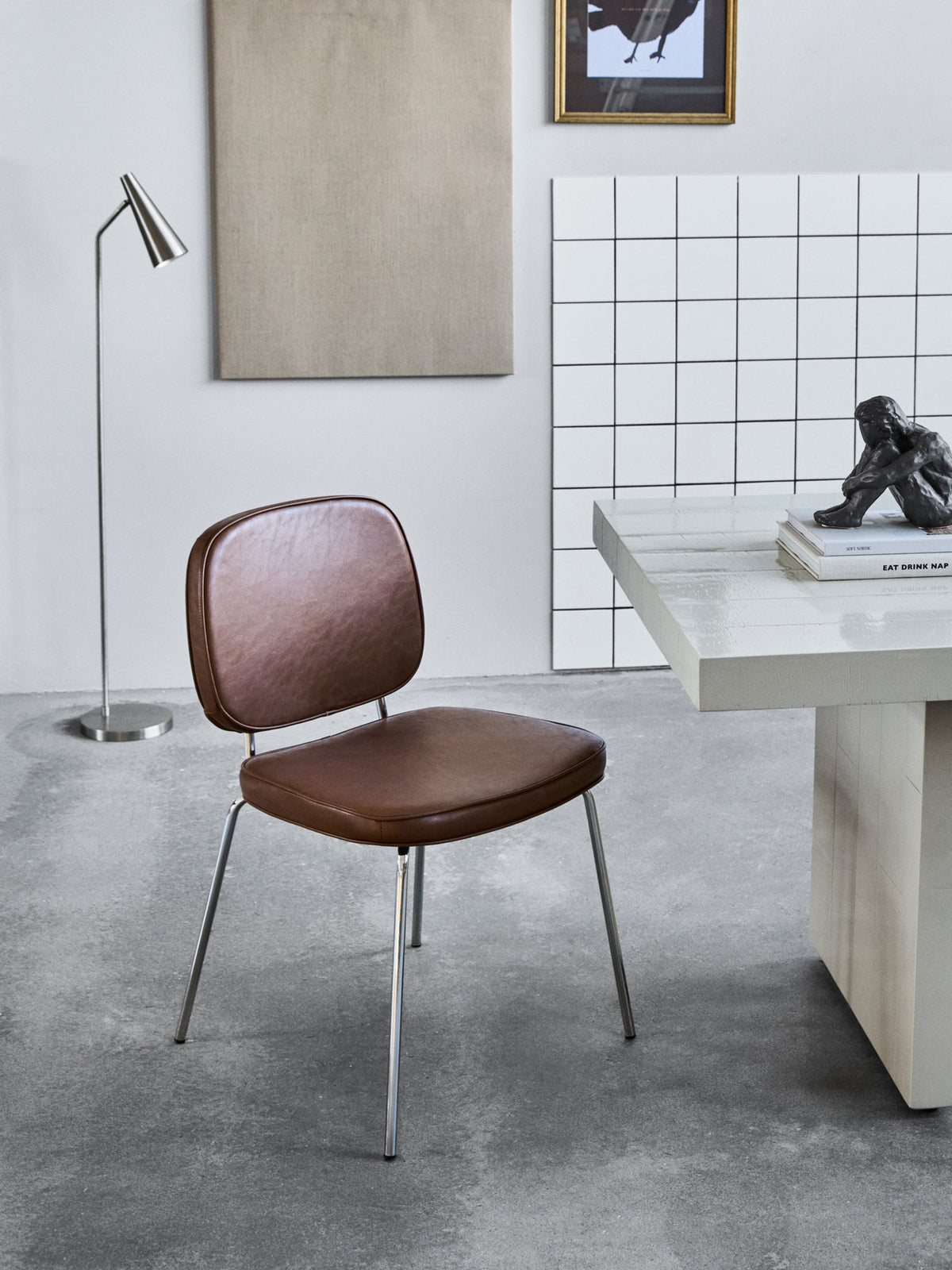 Stuhl, HDCarma, Kognak in Cognac präsentiert im Onlineshop von KAQTU Design AG. Stuhl ist von House Doctor