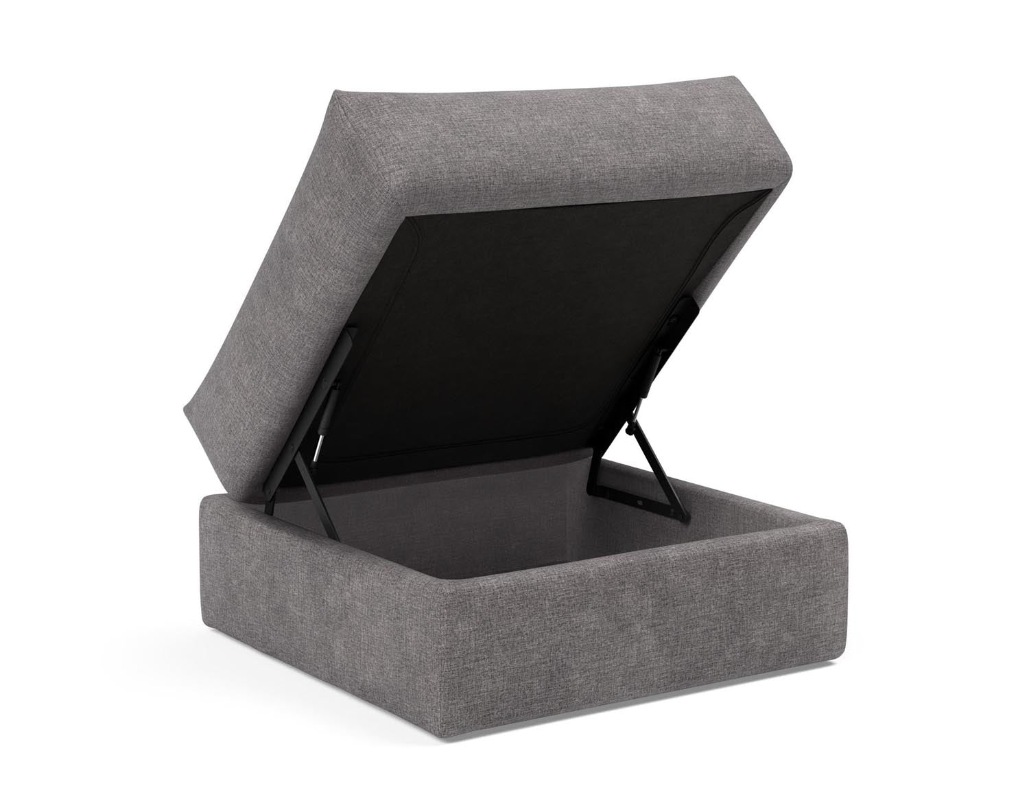 Der Cornila Puff von Innovation Living vereint modernes Design mit Funktionalität – ideal als zusätzlicher Sitzplatz oder dekoratives Element.