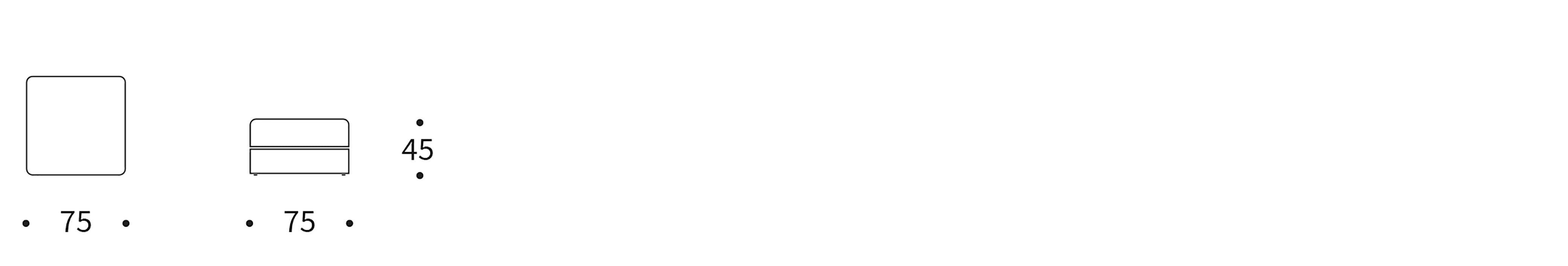 Der Cornila Puff von Innovation Living vereint Funktionalität und Design. Perfekt als Sitzgelegenheit oder dekoratives Element in jedem Raum.