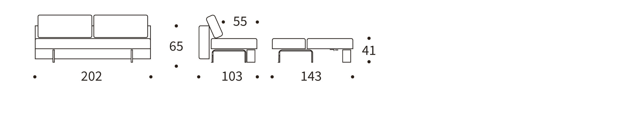 Entdecken Sie das Eilis Schlafsofa von Innovation Living – stilvoll, funktional und perfekt für flexible Wohnräume. Ideal für Gäste und Alltag!